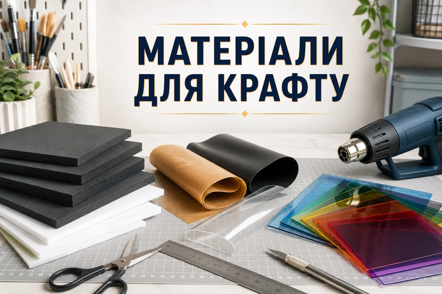 Матеріали для крафту: що, як і навіщо